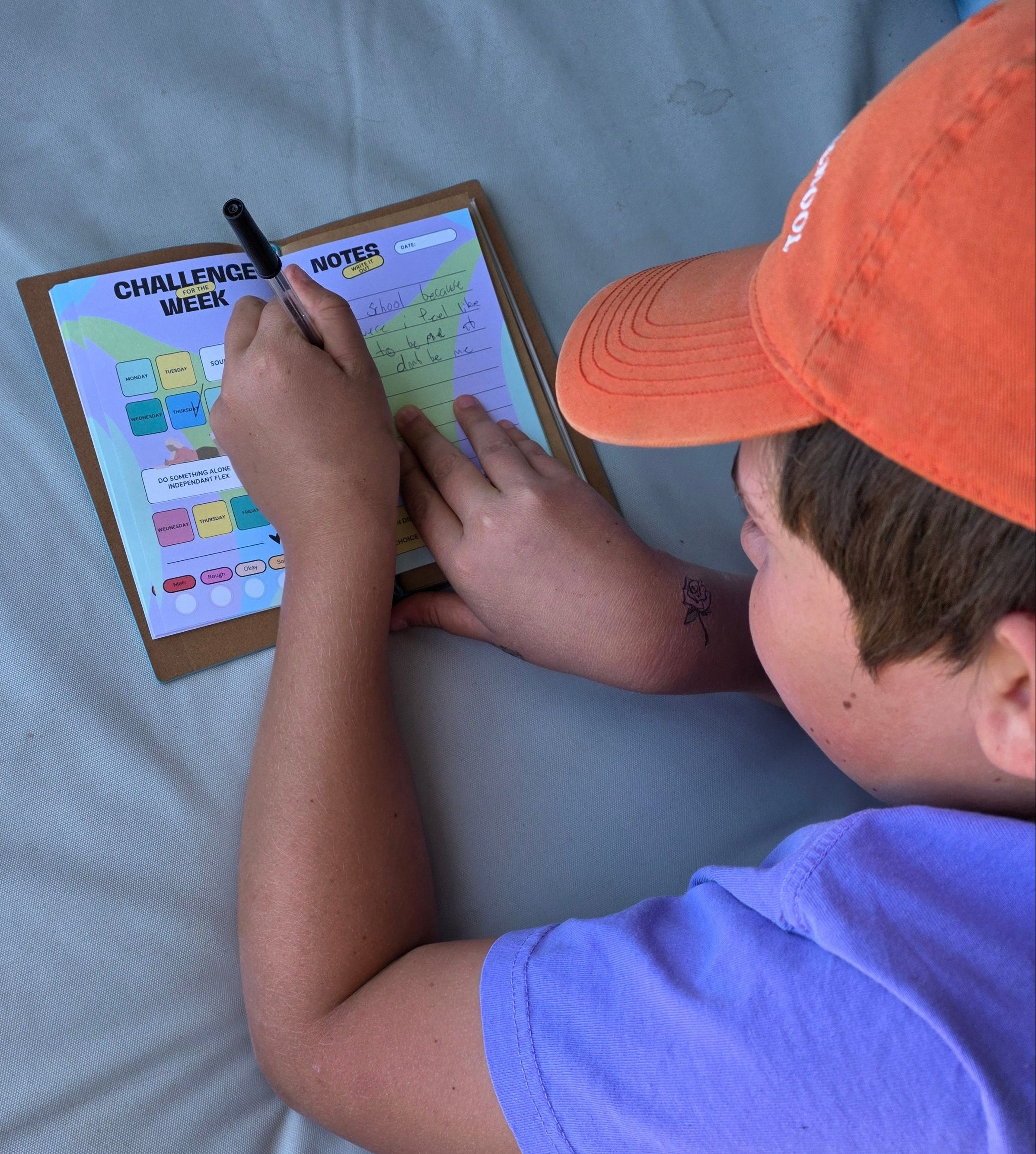 Kids Journal + Challenges Book + Weekly Calendar Book
