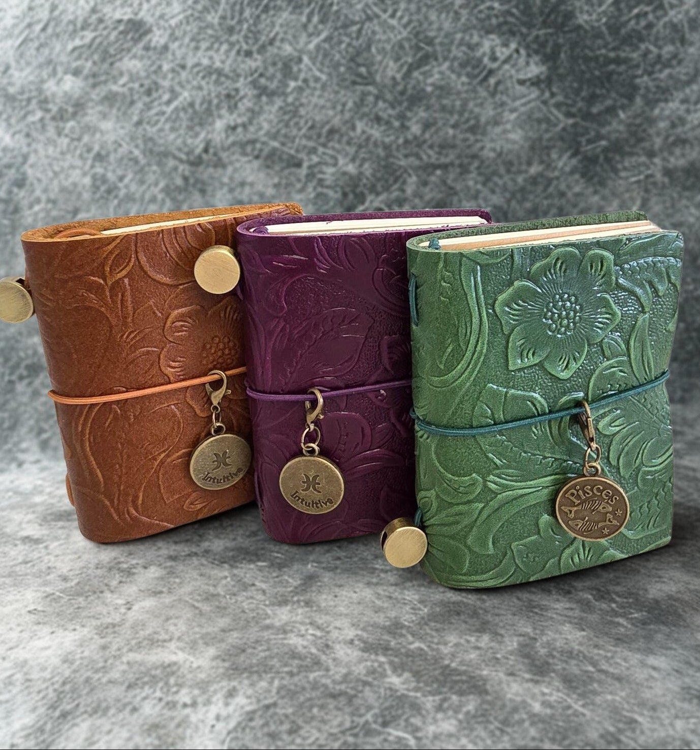 Carved Leather Mini Traveler&