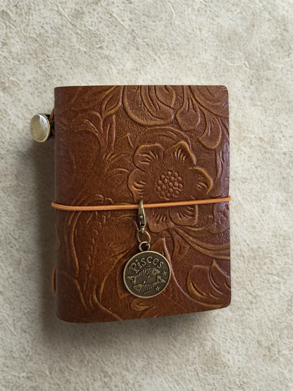 Carved Leather Mini Traveler&
