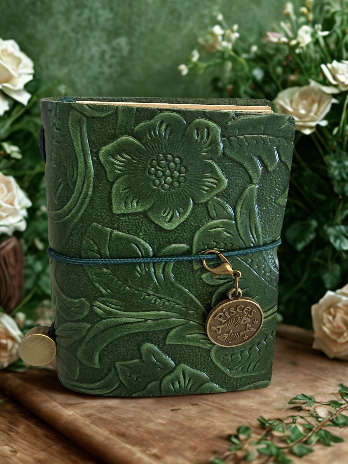 Carved Leather Mini Traveler&