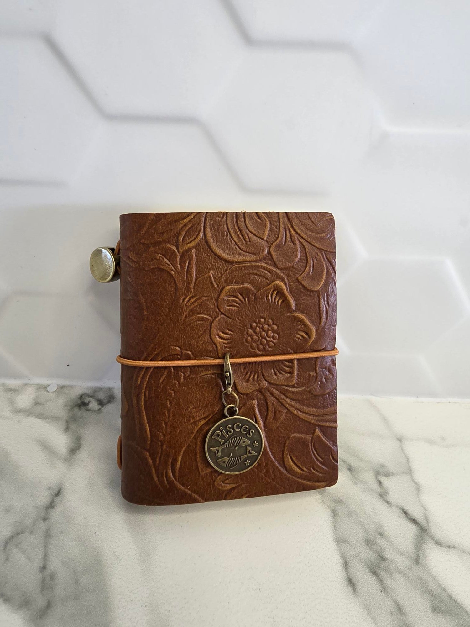 Carved Leather Mini Traveler&